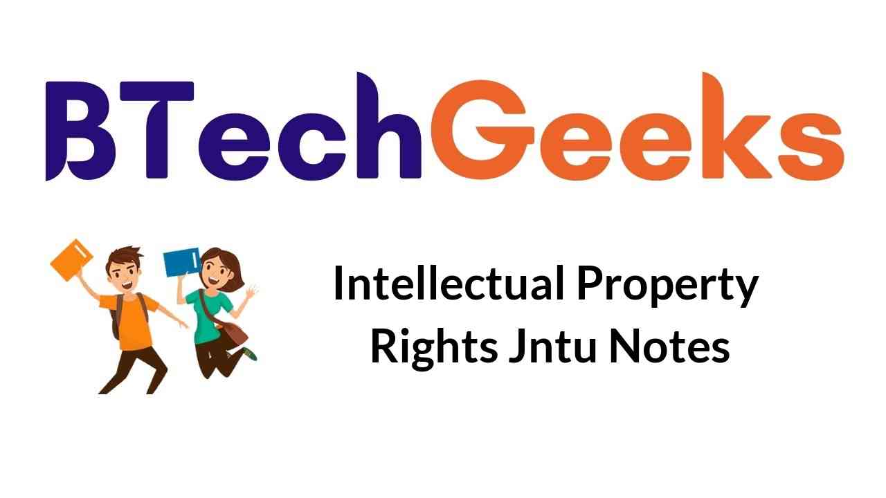 intellectual-property-rights-jntu-notes