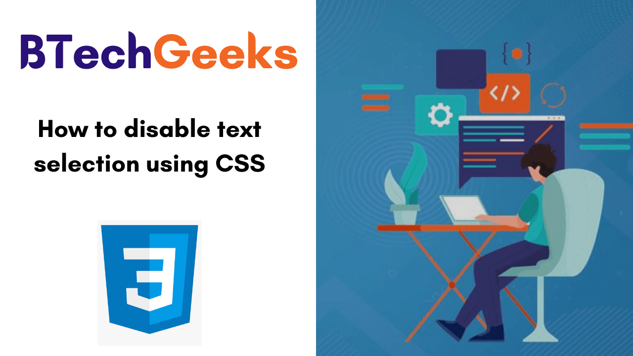 How to disable text selection using CSS