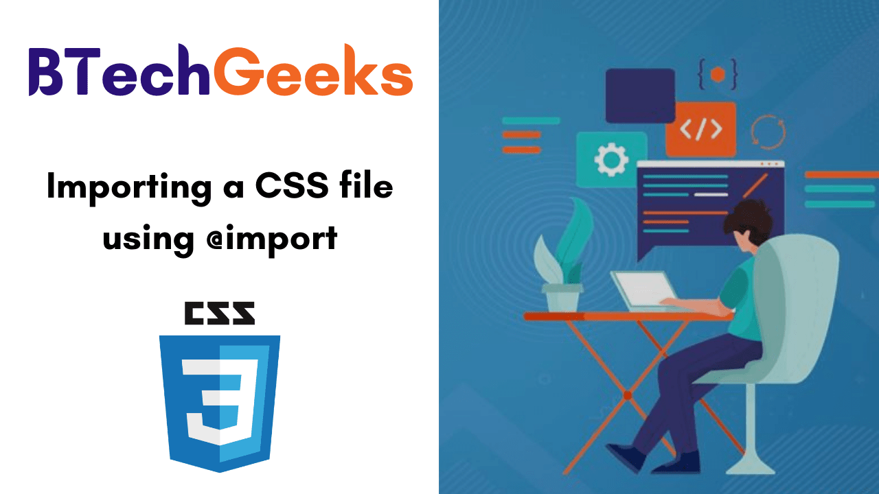 Importing a CSS file using @import