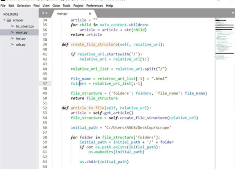 Python IDEs and Code Editors_using sublime text