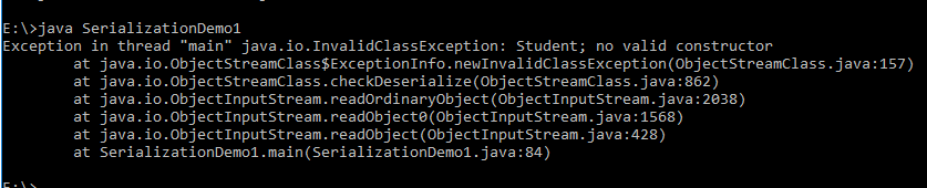 Serialization in Java 7