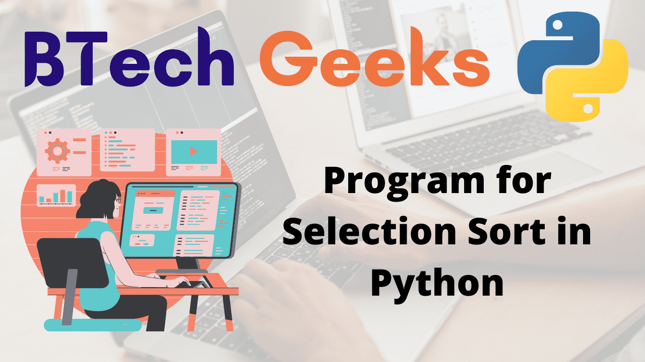 Program for Selection Sort in Python