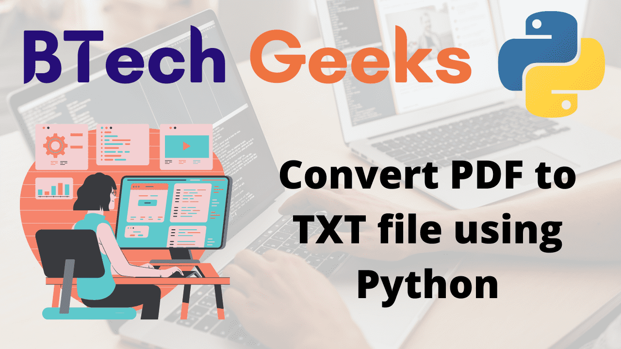 Convert PDF to TXT file using Python
