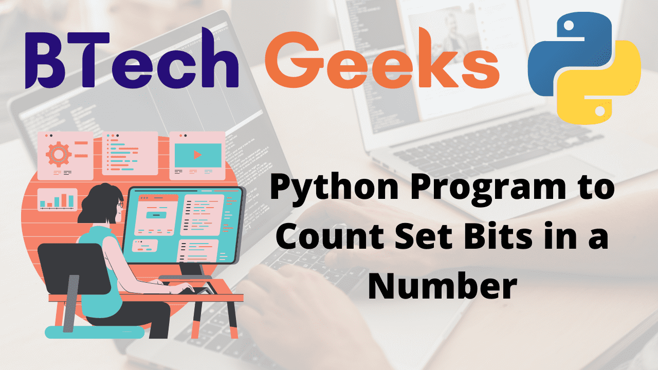 Python Program to Count Set Bits in a Number