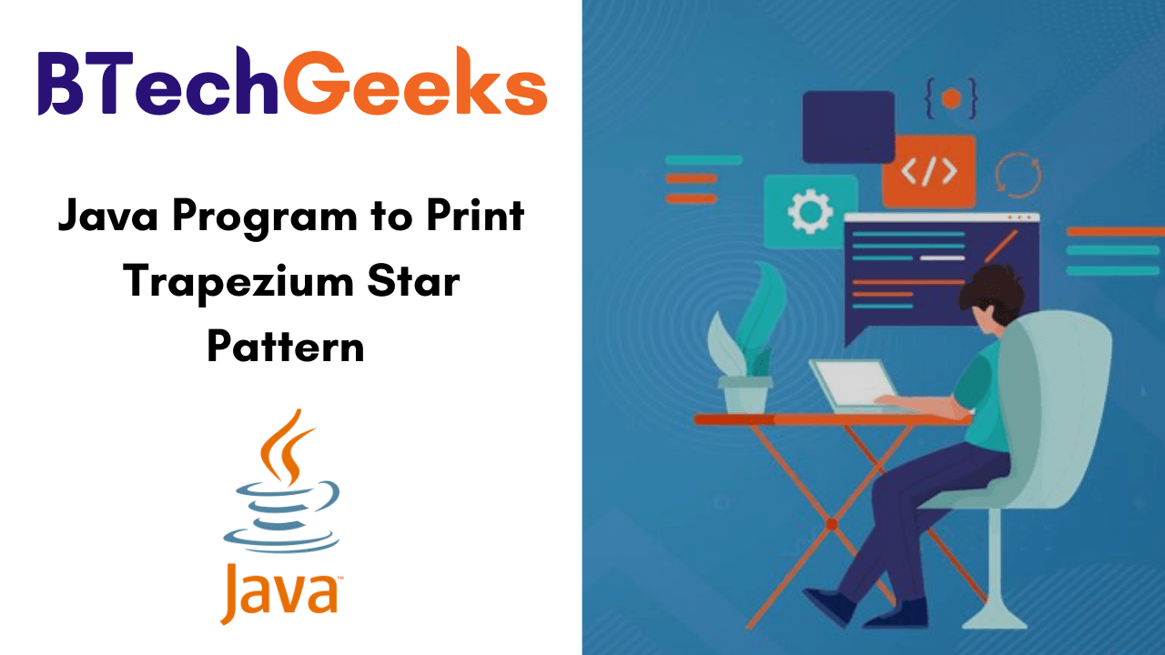Java Program to Print Trapezium Star Pattern