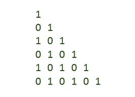 Binary_Number_Triangle_Pattern