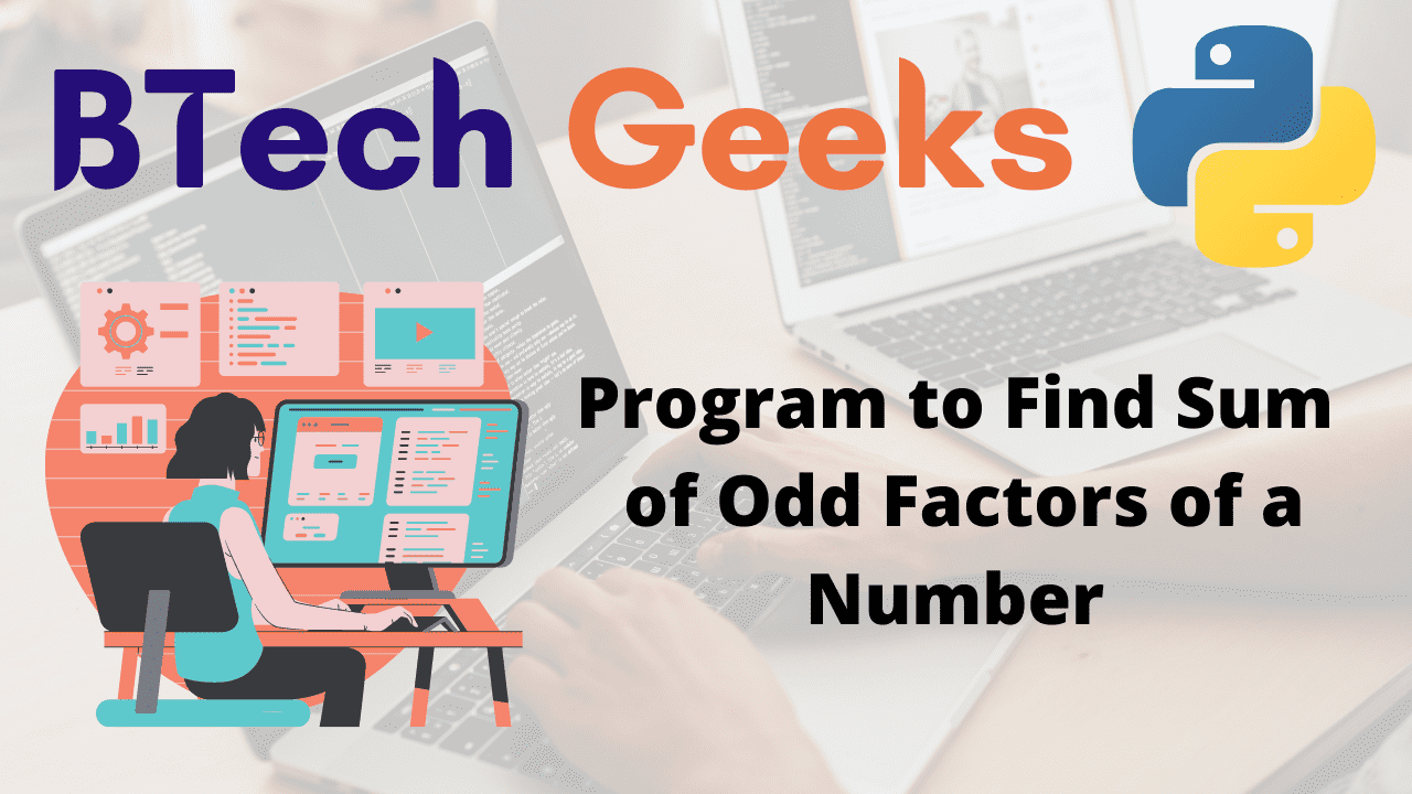 Program to Find Sum of Odd Factors of a Number