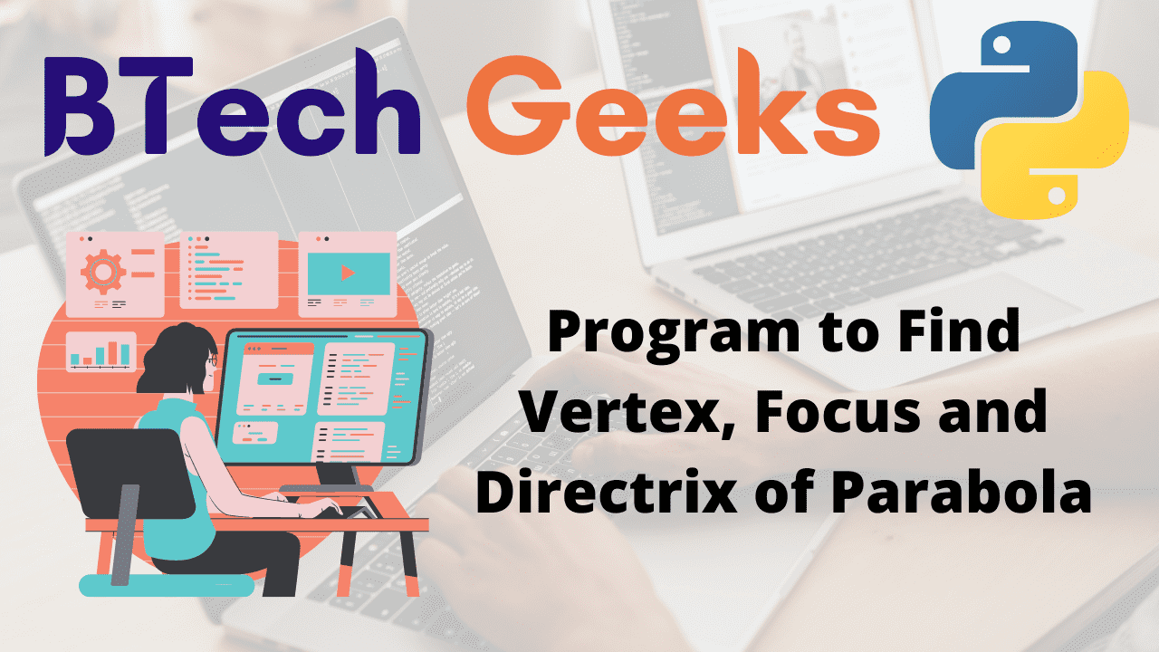 Program to Find Vertex, Focus and Directrix of Parabola
