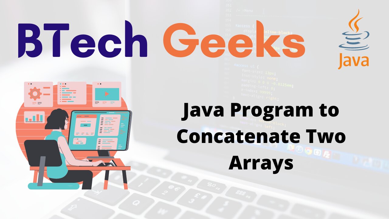 Java Program to Concatenate Two Arrays