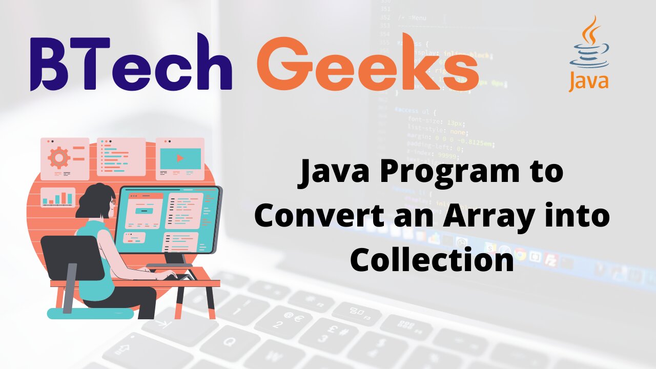 Java Program to Convert an Array into Collection