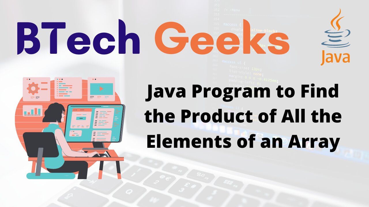 Java Program to Find the Product of All the Elements of an Array