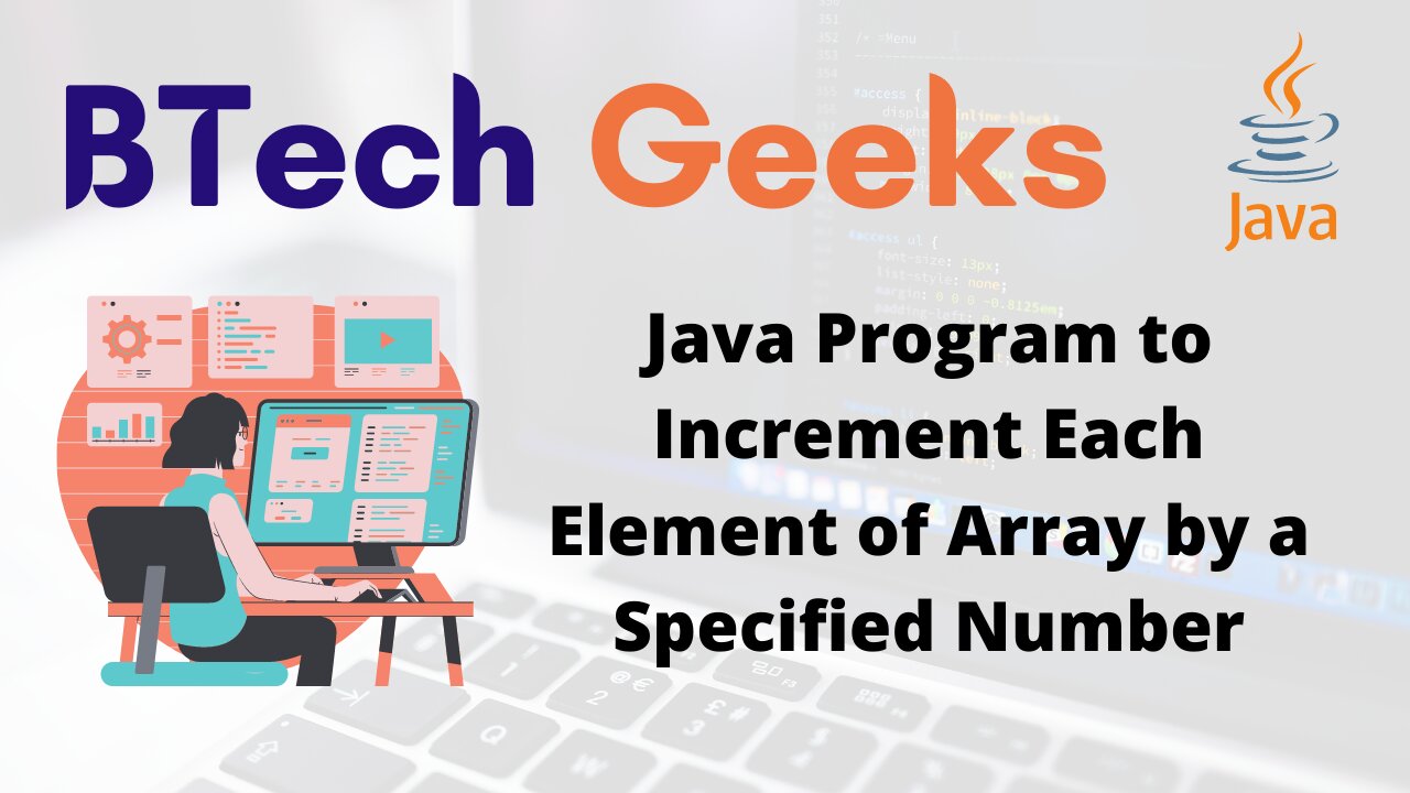 Java Program to Increment Each Element of Array by a Specified Number