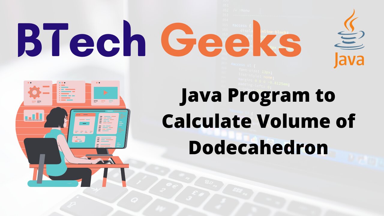 Java Program to Calculate Volume of Dodecahedron