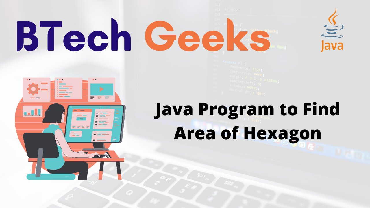 Java Program to Find Area of Hexagon