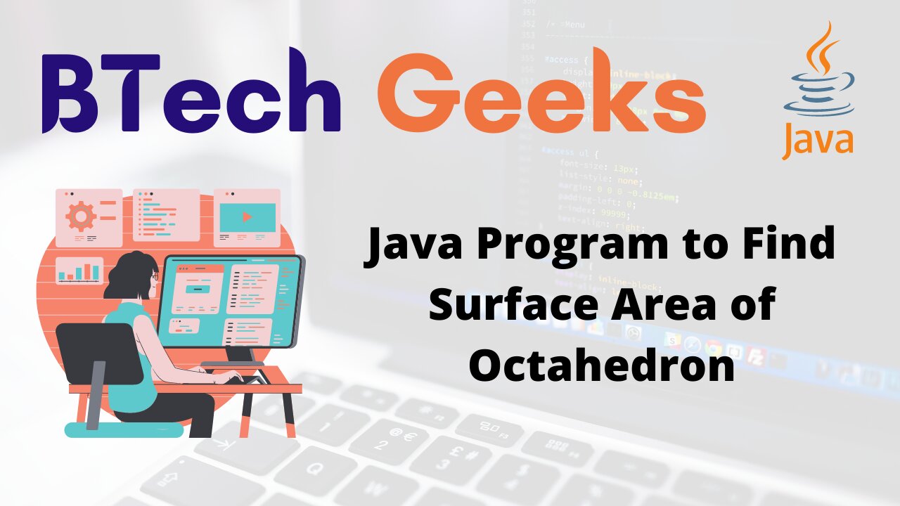 Java Program to Find Surface Area of Octahedron