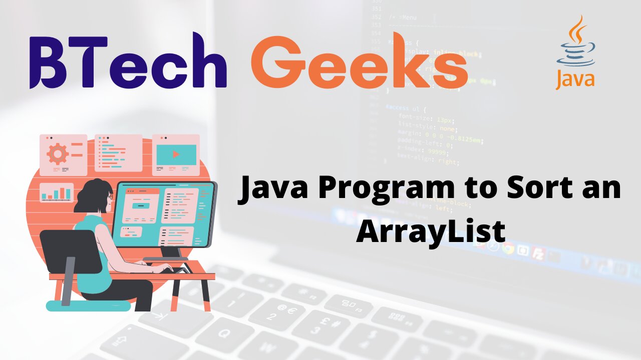 Java Program to Sort an ArrayList