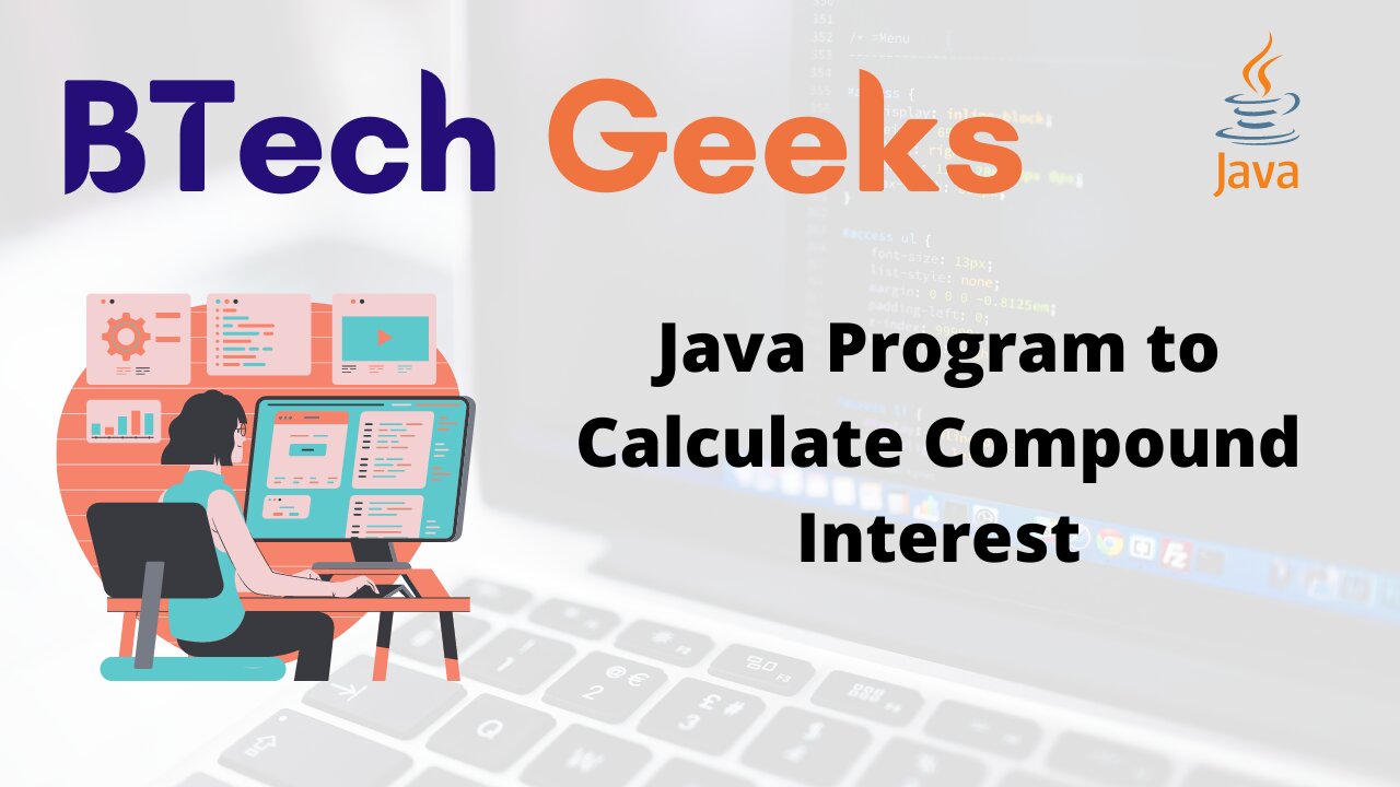 Java Program to Calculate Compound Interest