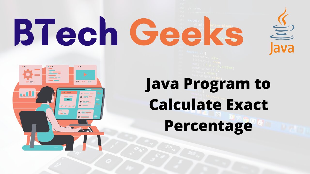 Java Program to Calculate Exact Percentage