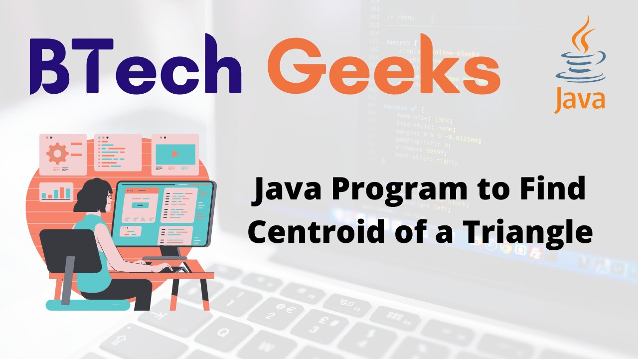 Java Program to Find Centroid of a Triangle