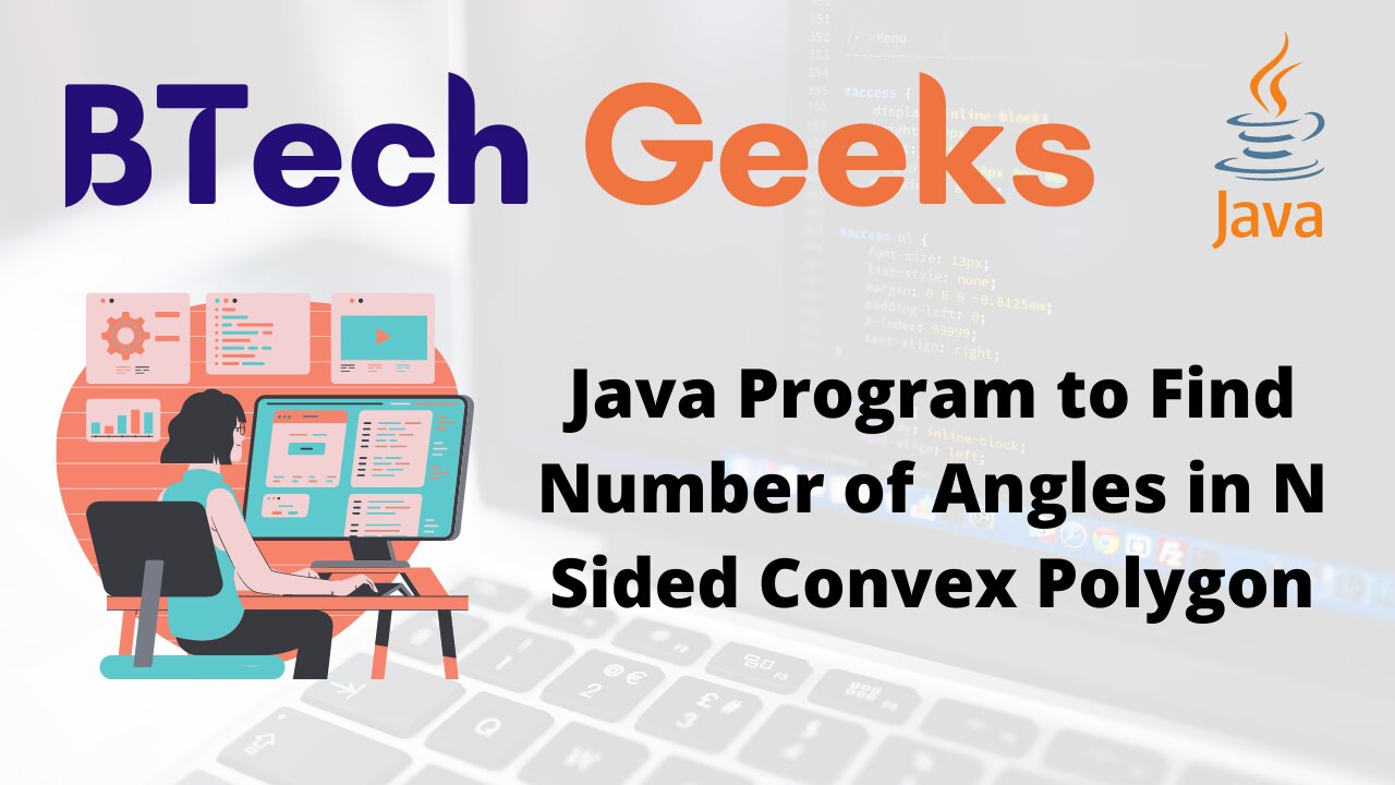 Java Program to Find Number of Angles in N Sided Convex Polygon