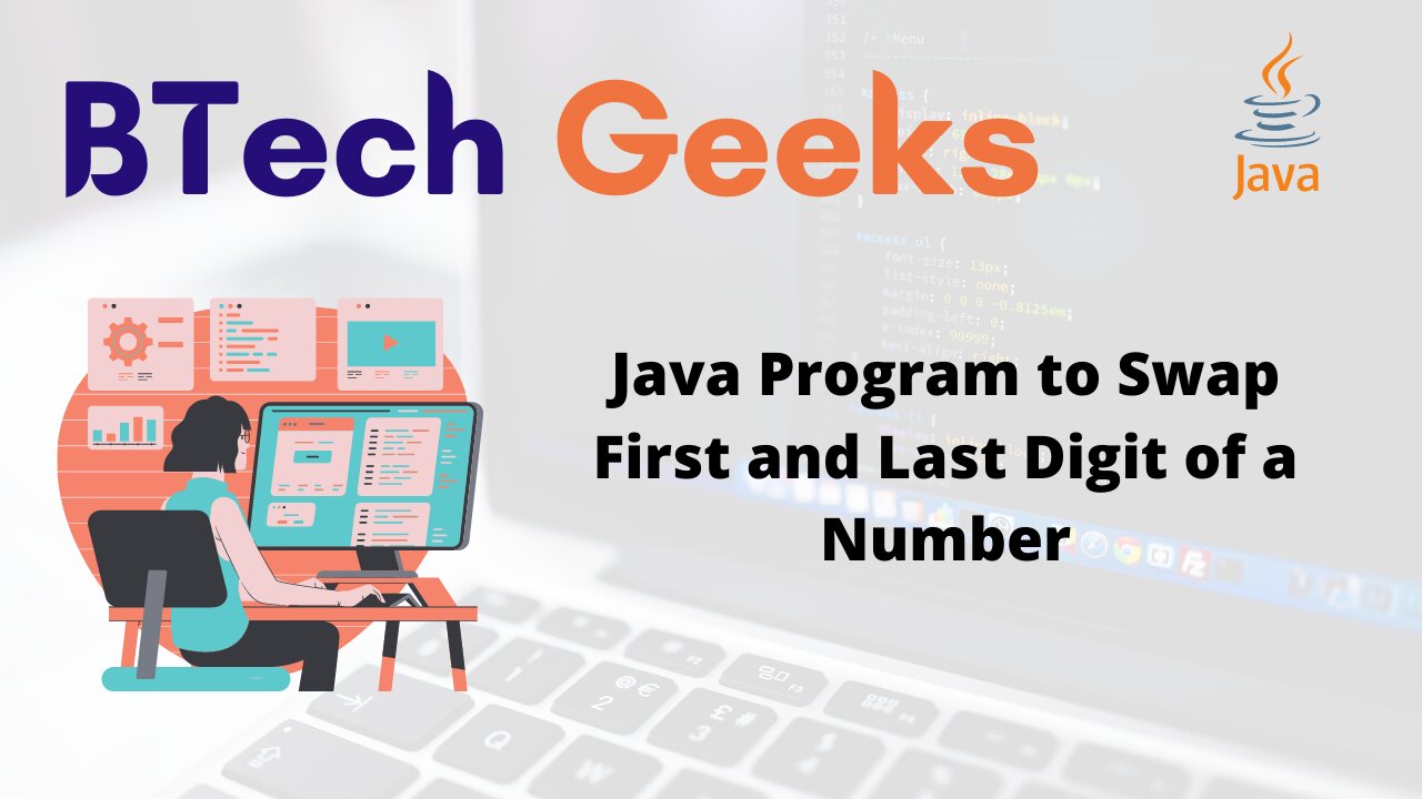 Java Program to Swap First and Last Digit of a Number