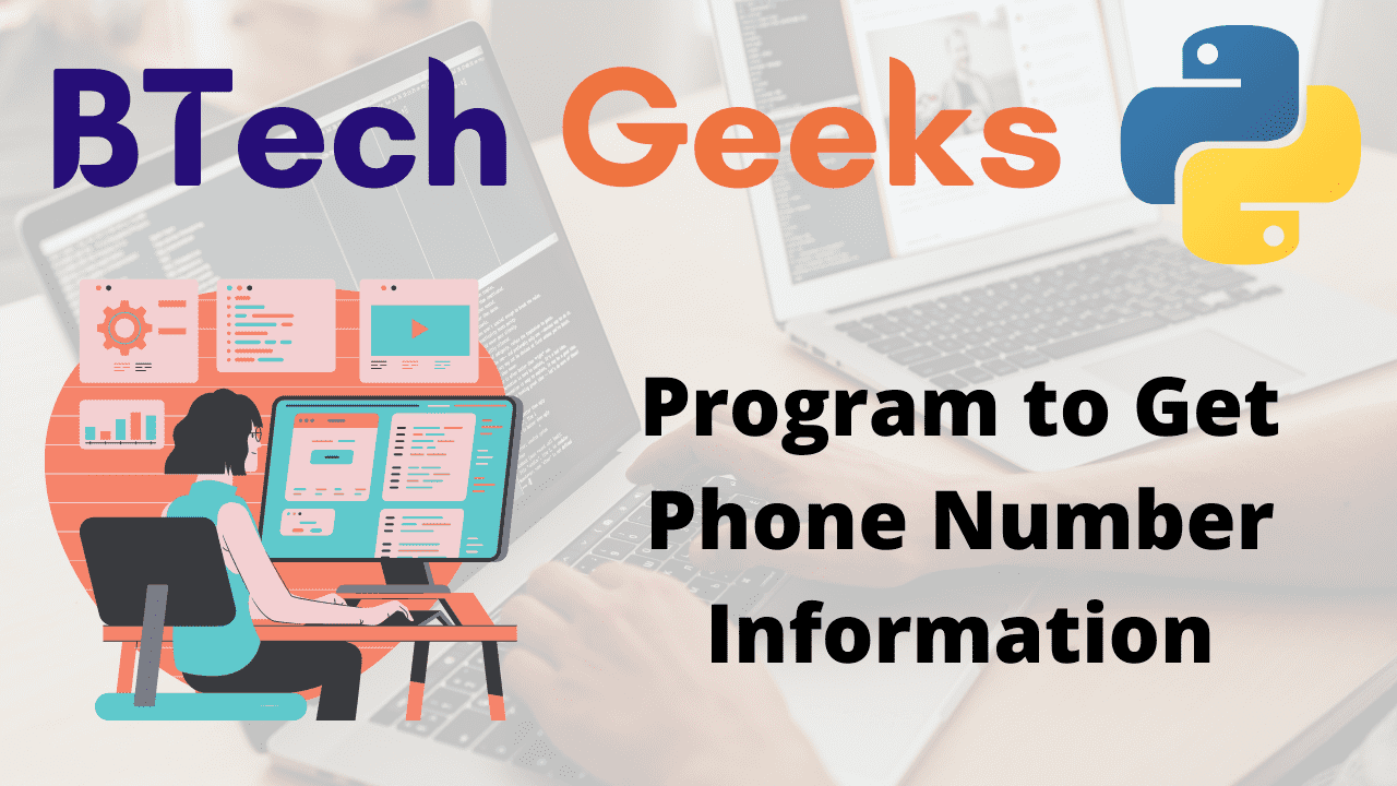 Program to Get Phone Number Information