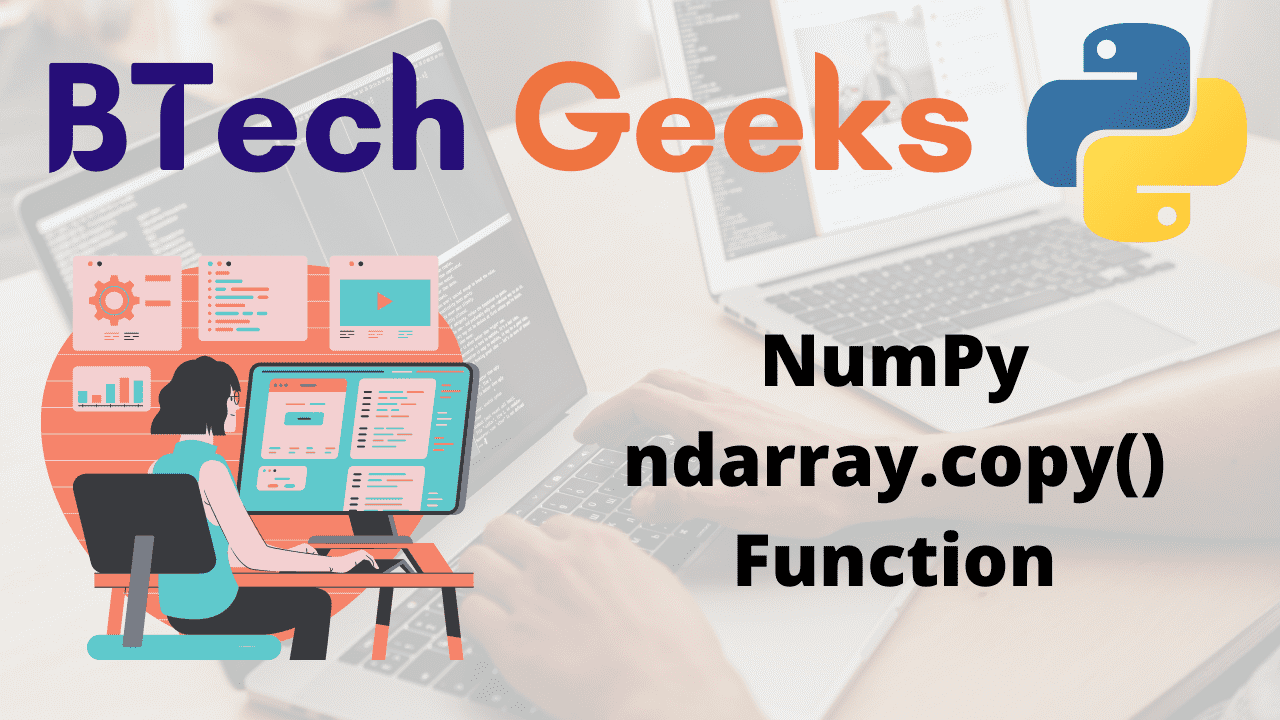 numpy-ndarray.copy()-function