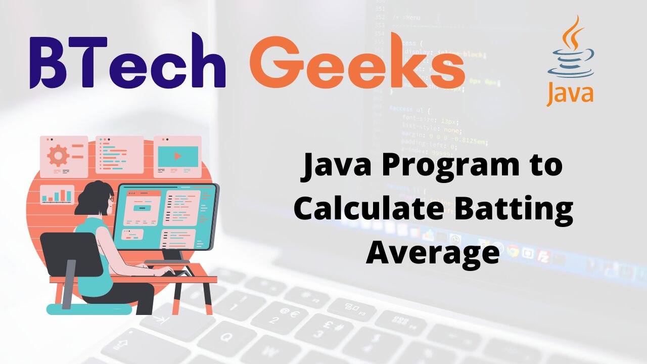 Java Program to Calculate Batting Average
