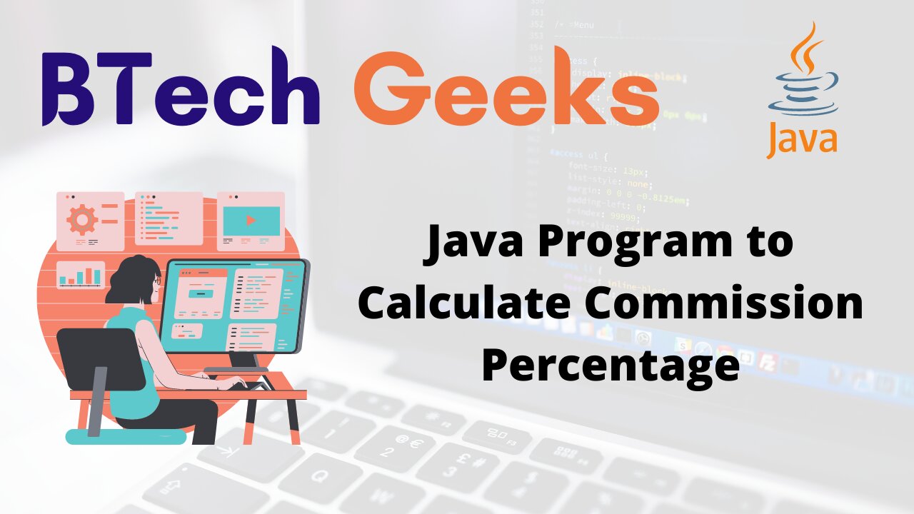 Java Program to Calculate Commission Percentage