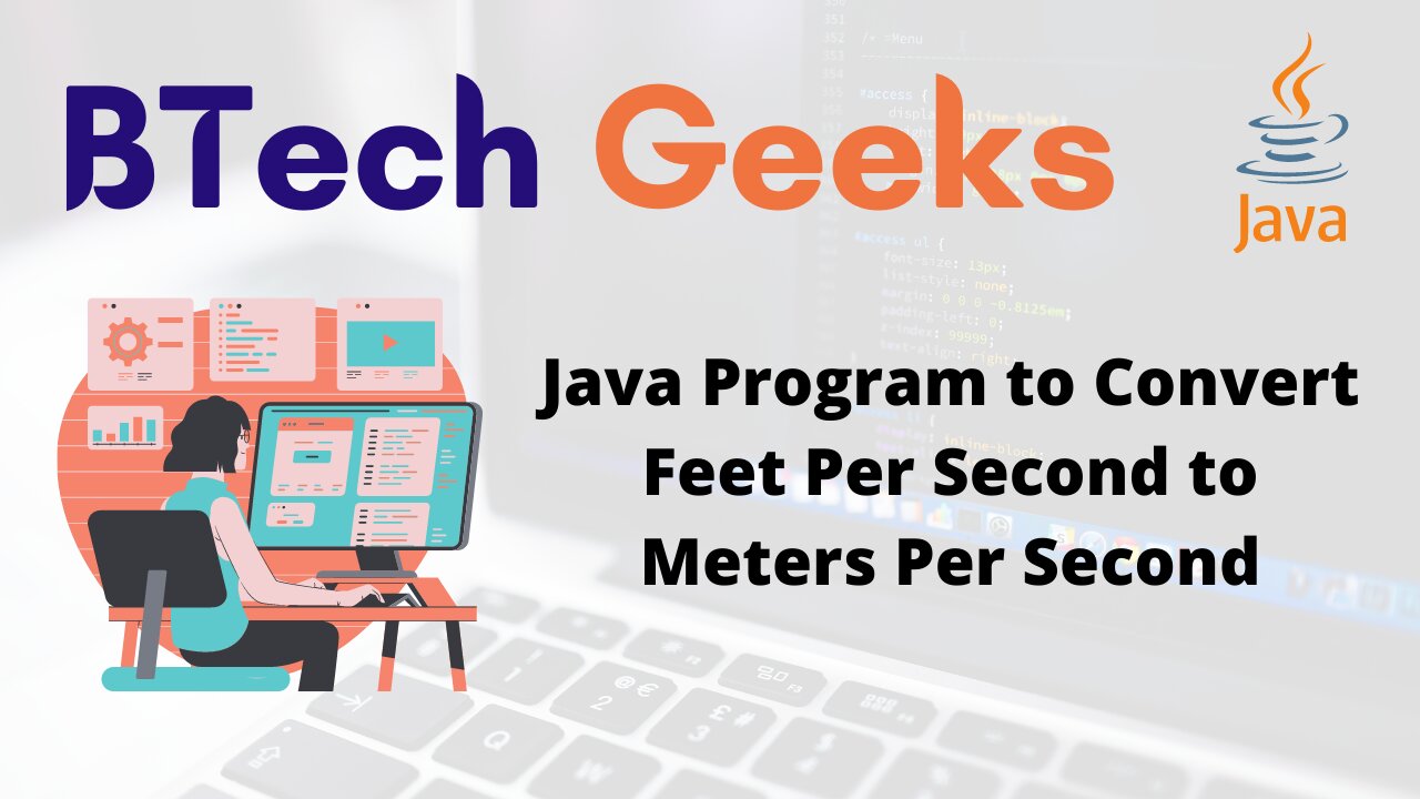 Java Program to Convert Feet Per Second to Meters Per Second