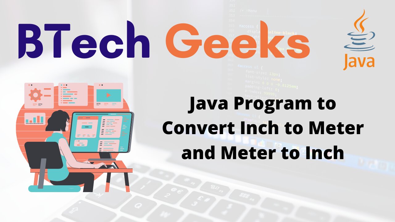Java Program to Convert Inch to Meter and Meter to Inch