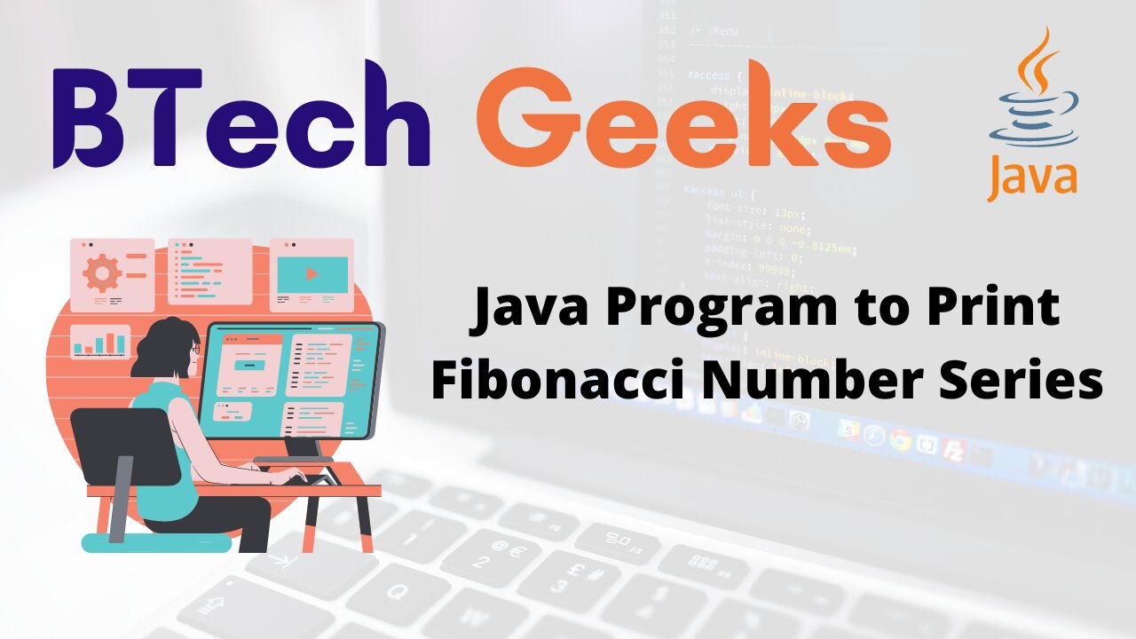 Java Program to Print Fibonacci Number Series