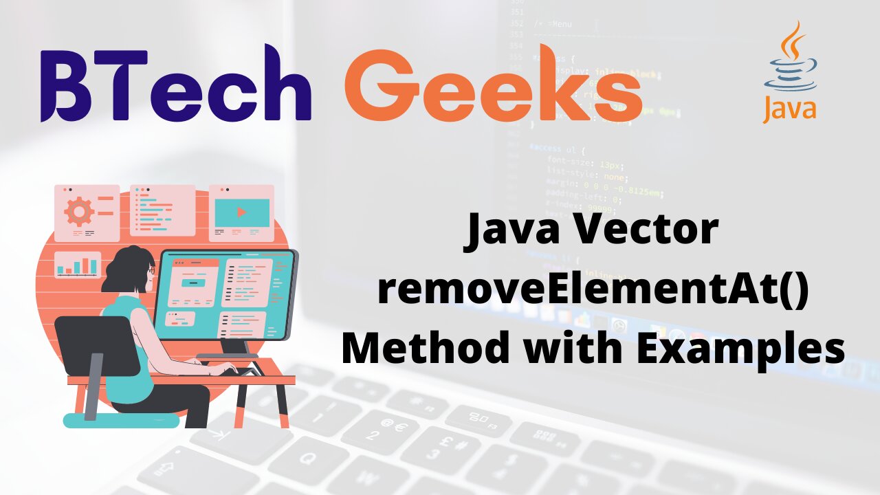 Java Vector removeElementAt() Method with Examples