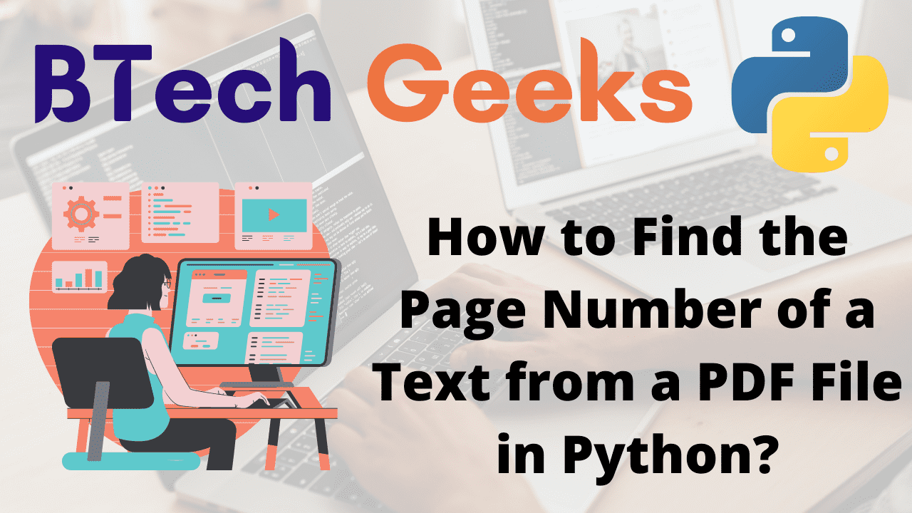 How to Find the Page Number of a Text from a PDF File in Python