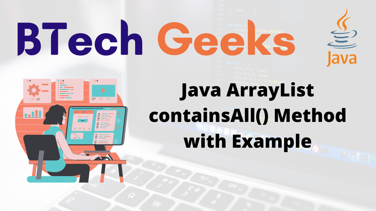 Java ArrayList containsAll() Method with Example