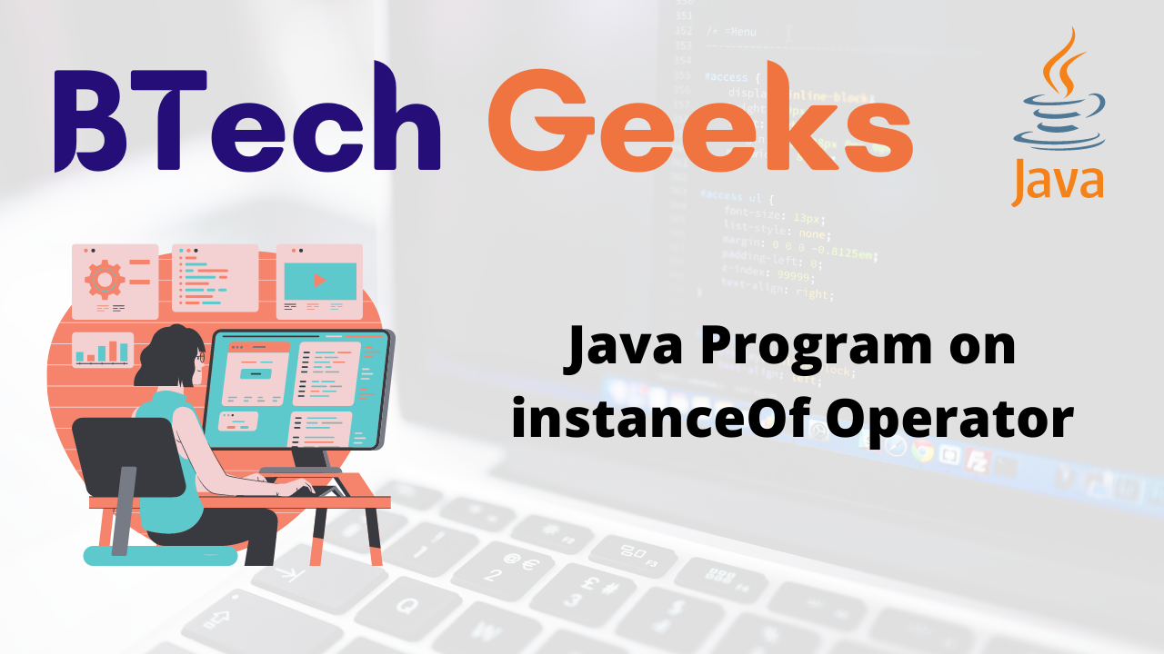 Java Program on instanceOf Operator