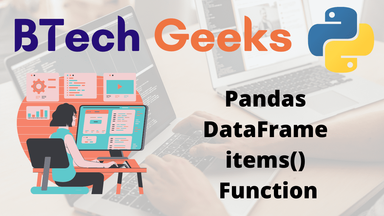 Python Pandas DataFrame items() Function