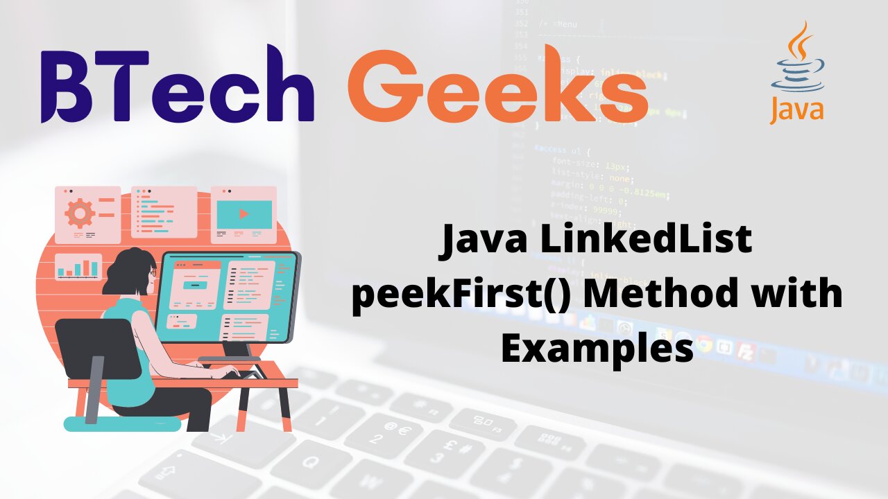 Java LinkedList peekFirst() Method with Examples