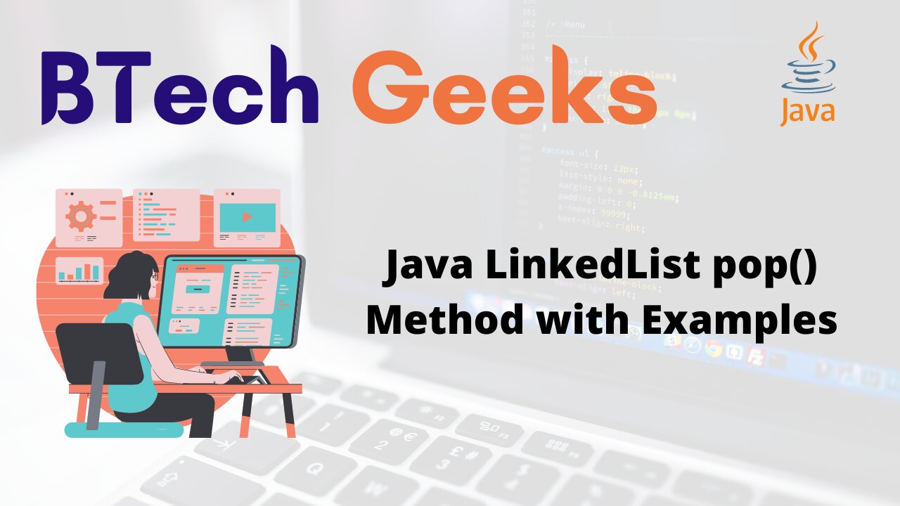 Java LinkedList pop() Method with Examples