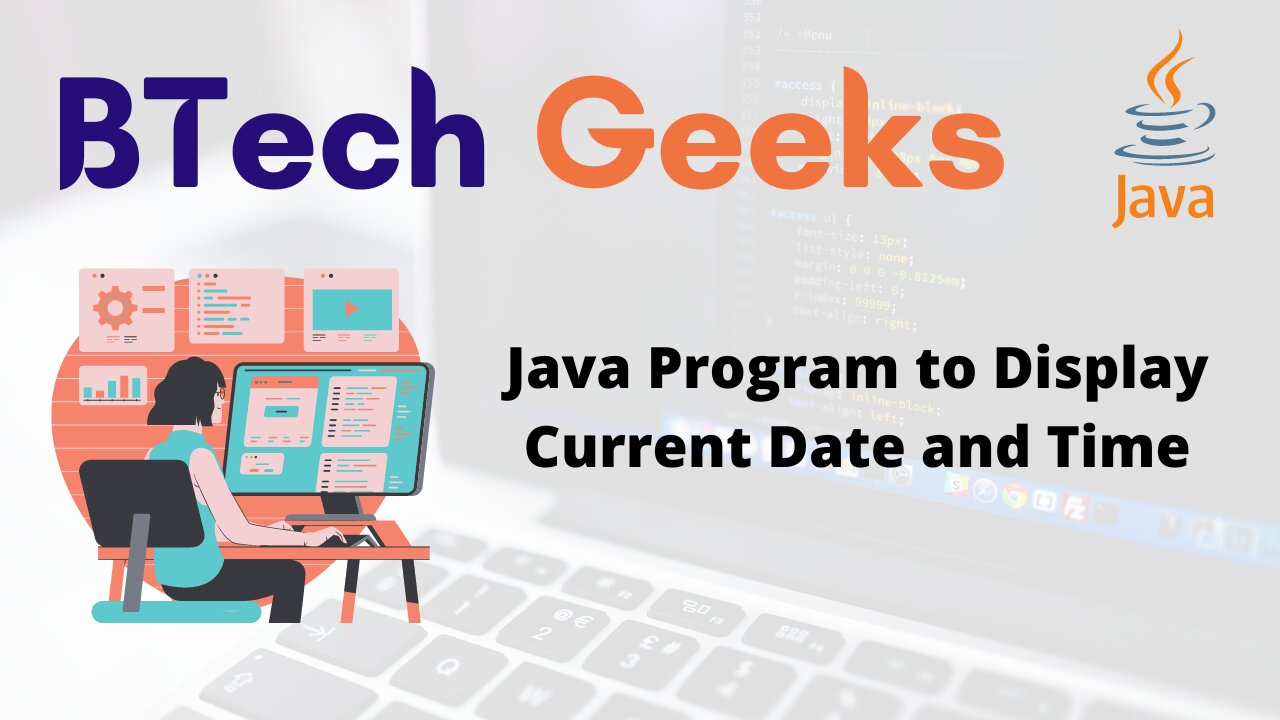 Java Program to Display Current Date and Time