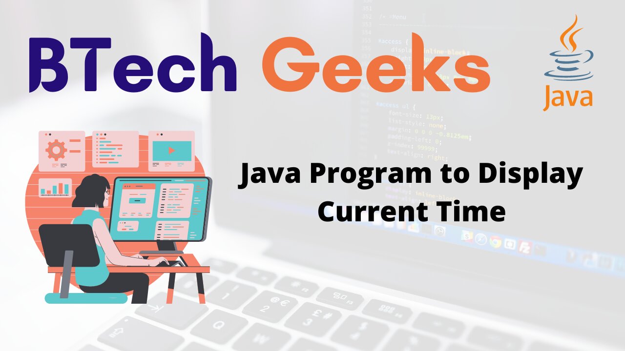 Java Program to Display Current Time