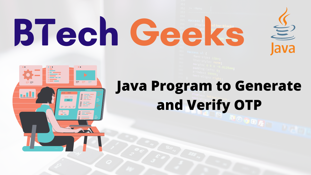 Java Program to Generate and Verify OTP
