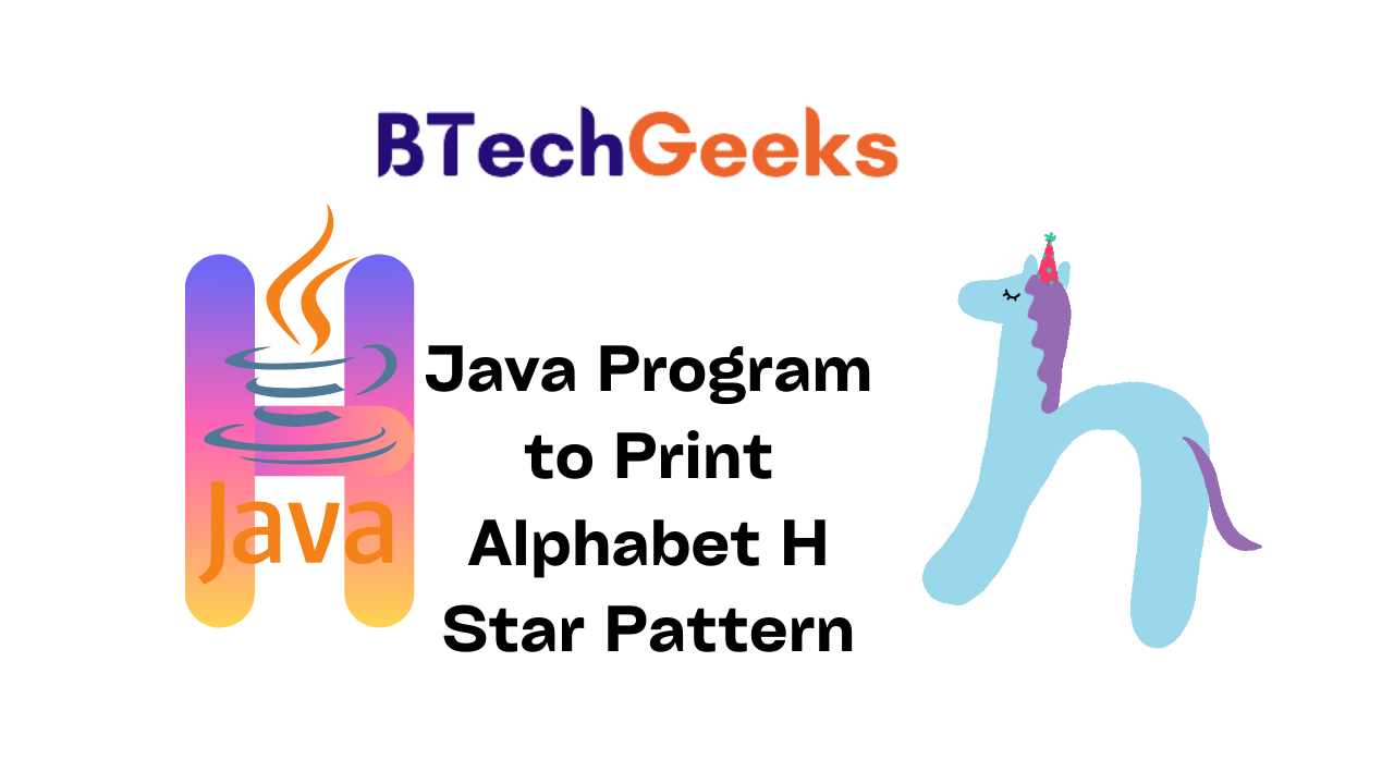 Java Program to Print Alphabet H Star Pattern