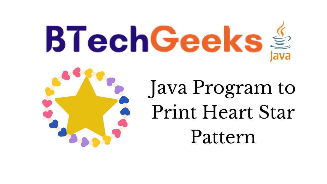 Java Program to Print Heart Star Pattern